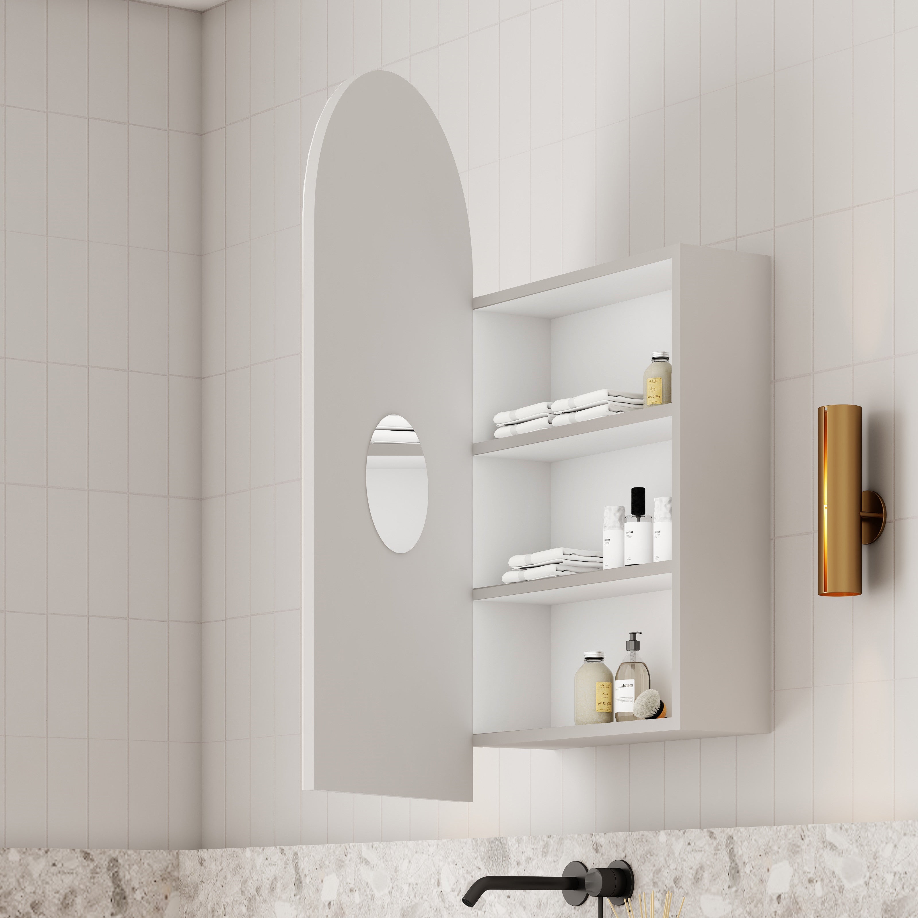 Cassa Designs Archied Shaving Cabinet