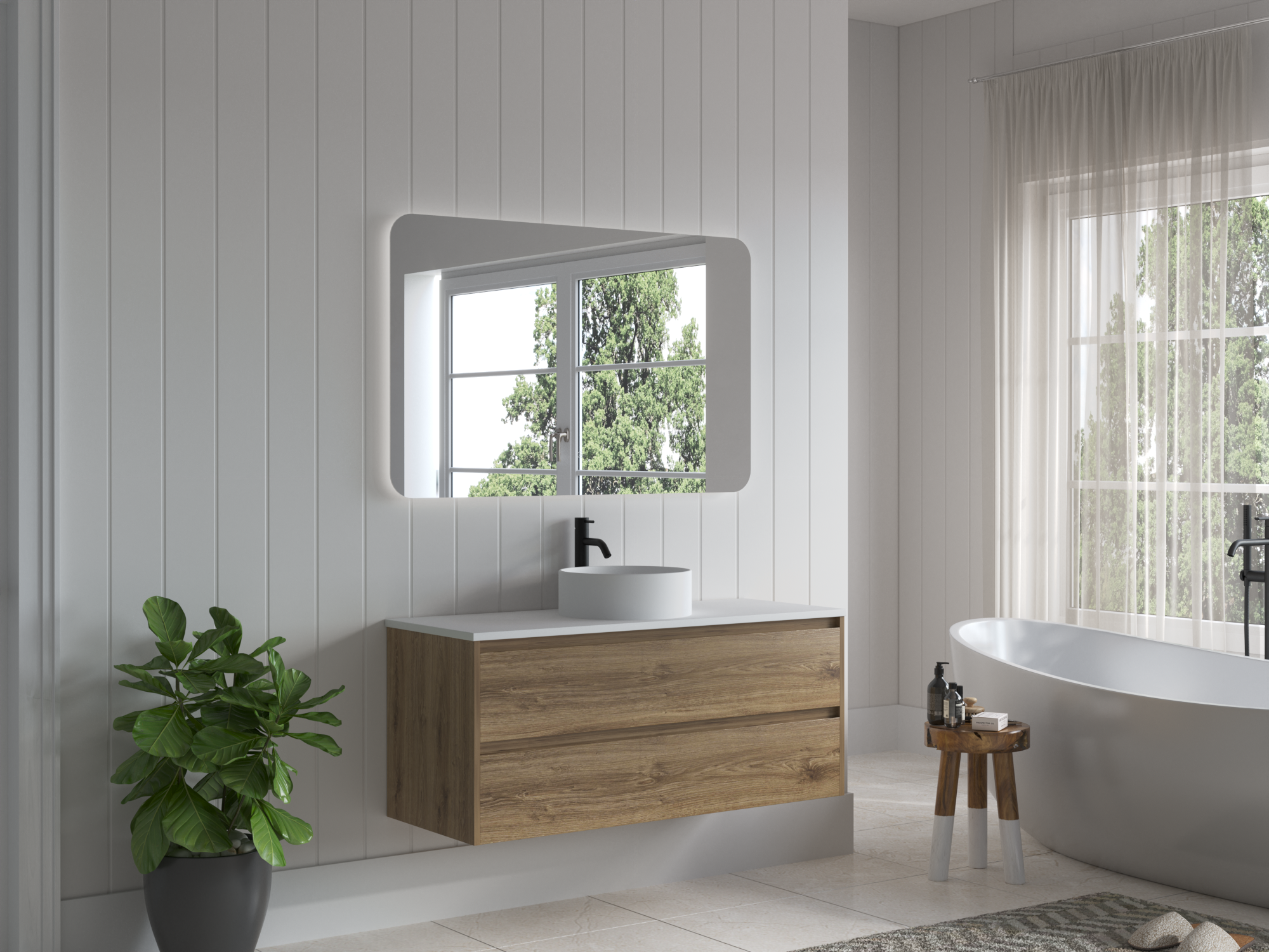 Mimi Oak Vanity 1200mm