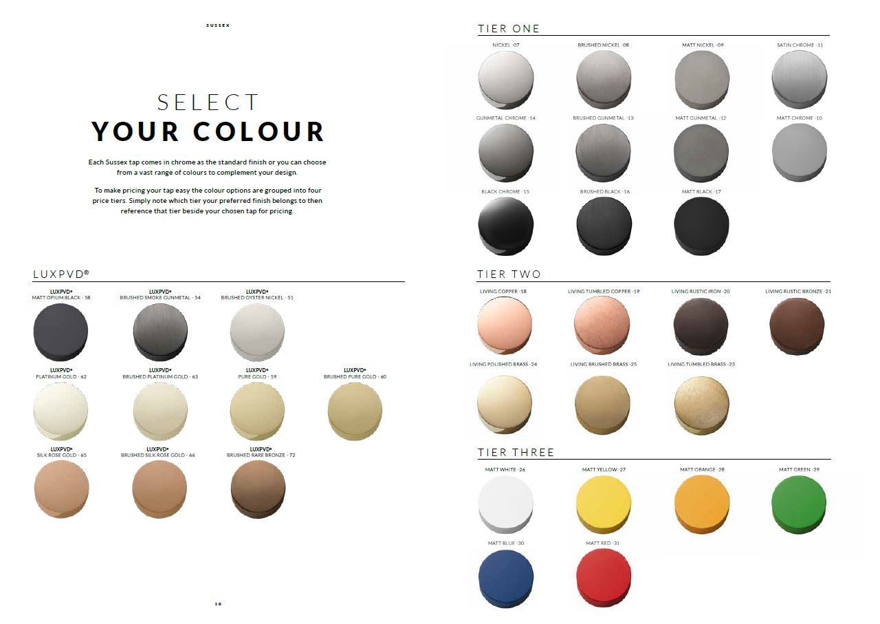 Circa Twin Rail Shower Head Round