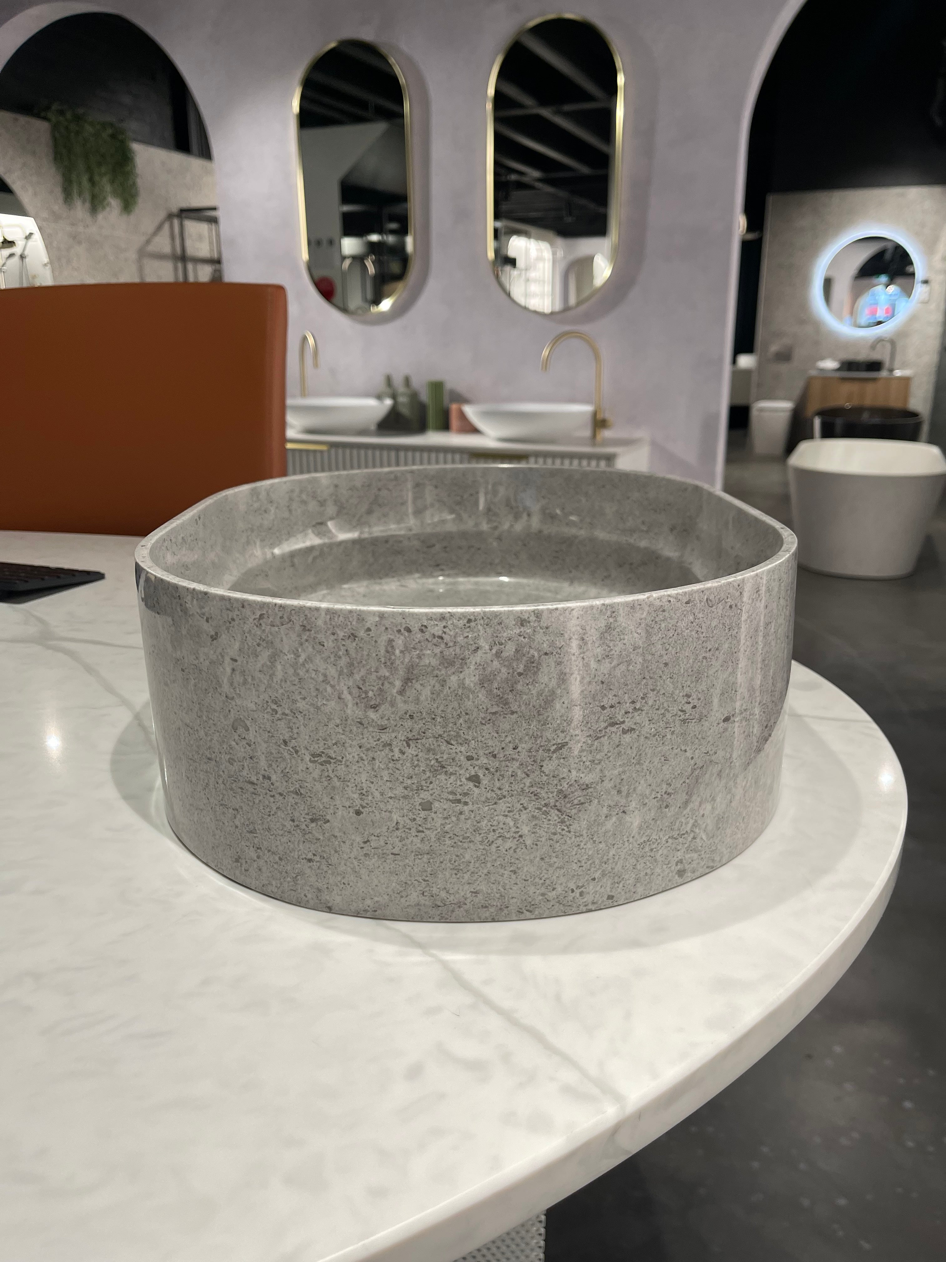 Zen Henan Grey Marble Basin