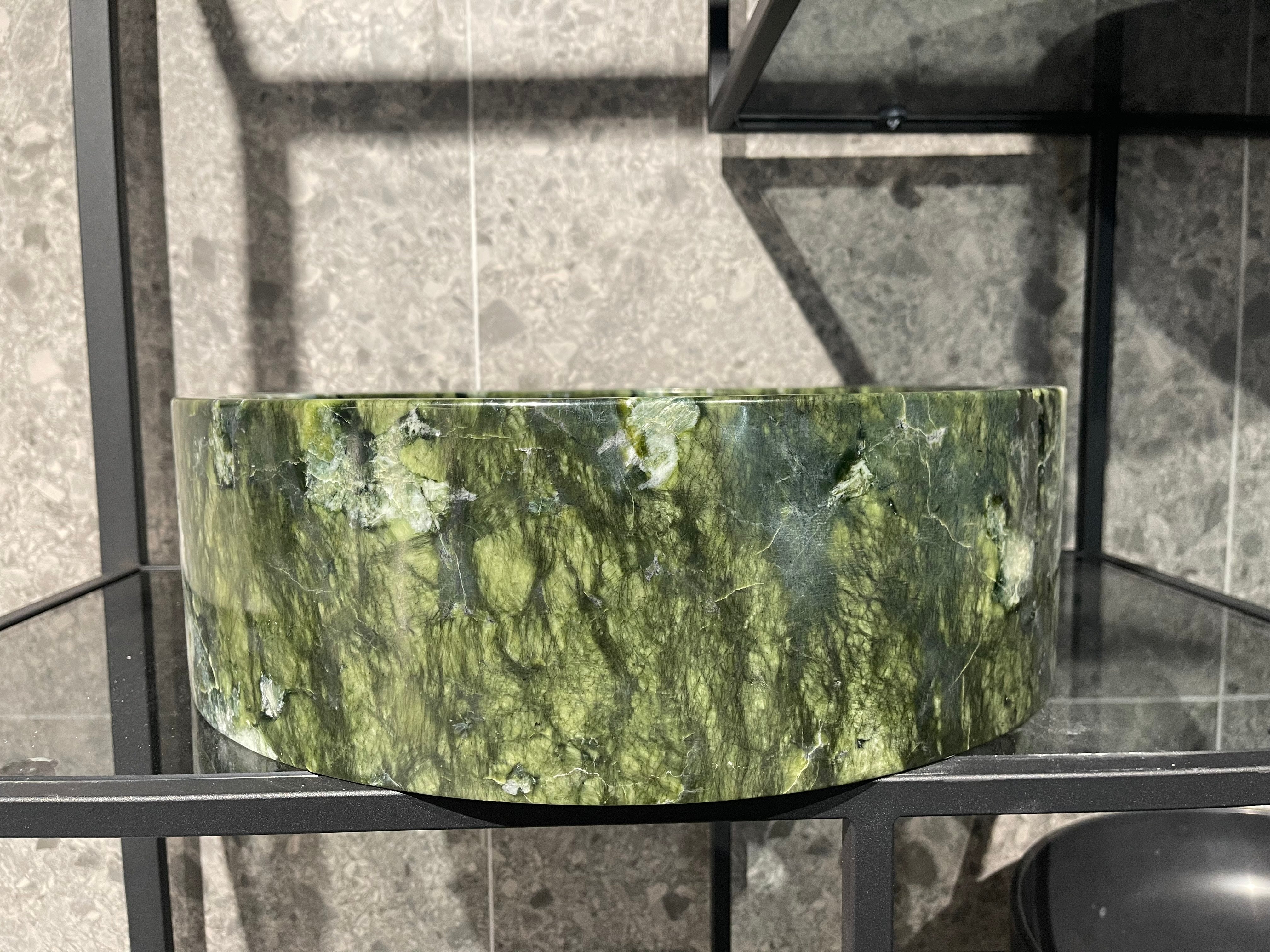 Zen Forrest Green Marble Basin