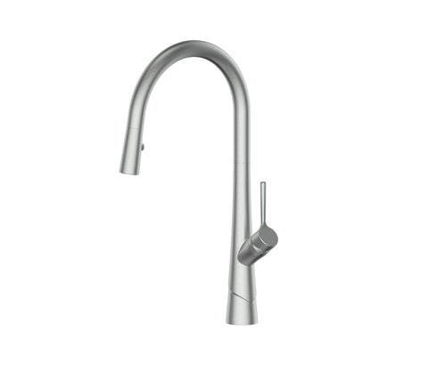 Greens Lustro II Pull-Down Sink Mixer - PVD Brushed Nickel