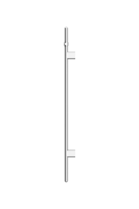 Heated Vertical Towel Rail - Chrome