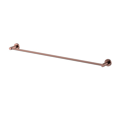 Modern National Single Towel Rail 750mm Champagne
