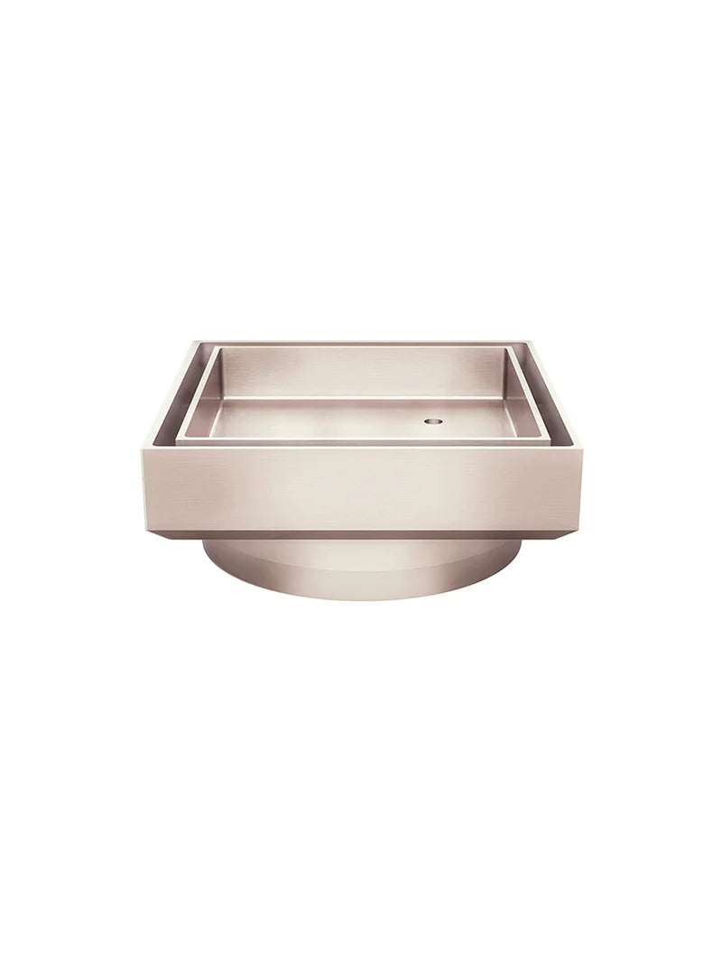 Meir Shower Waste with Tile Insert - Champagne