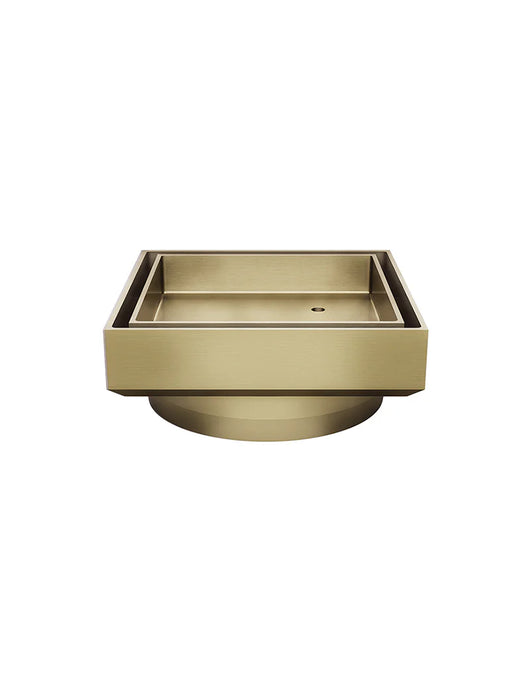 Meir Shower Waste with Tile Insert - Tiger Bronze