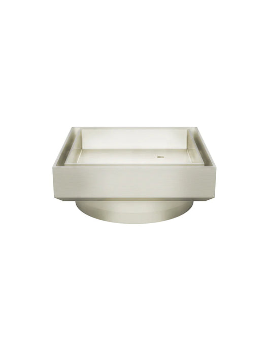 Meir Shower Waste with Tile Insert - Brushed Nickel