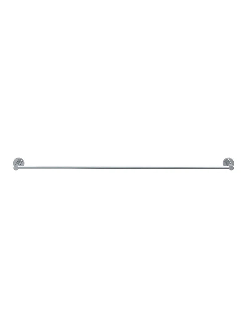 Meir Round Single Towel Rail - Polished Chrome