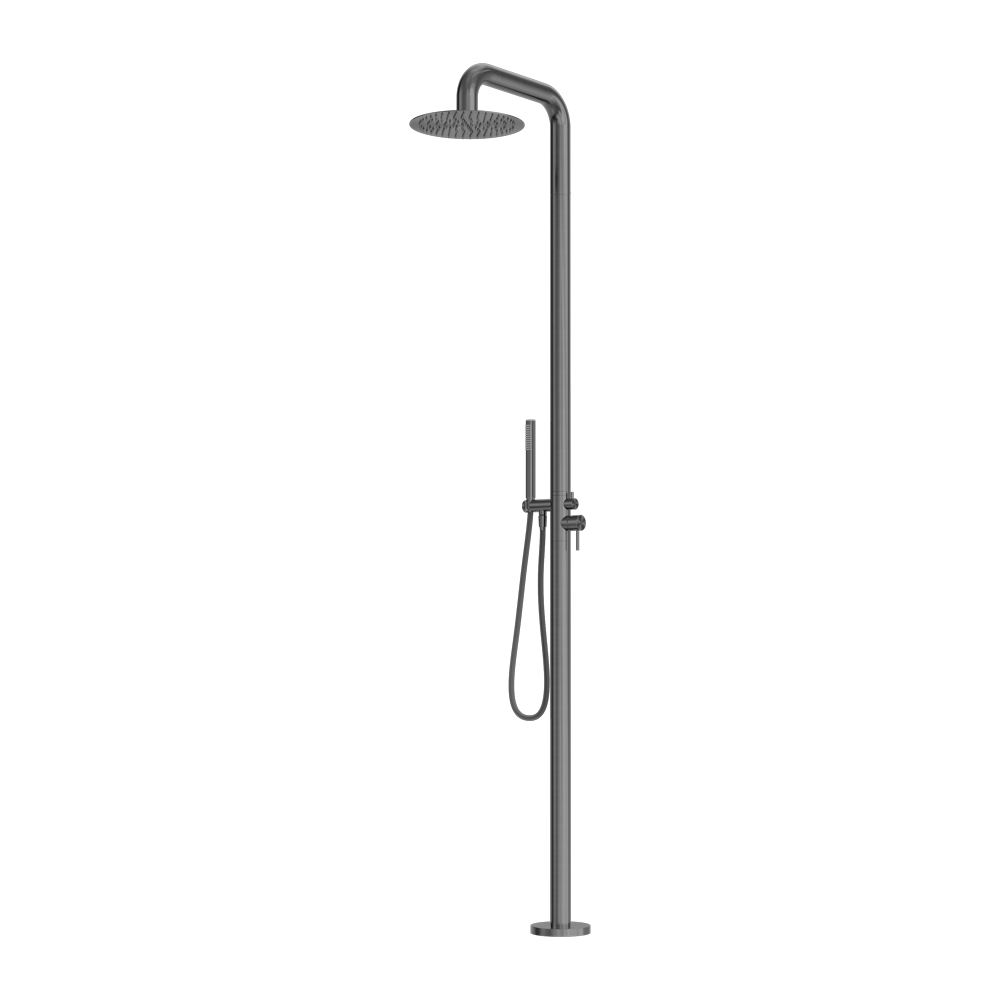 Nero  Zen SS316L Outdoor Freestanding Shower Column Graphite