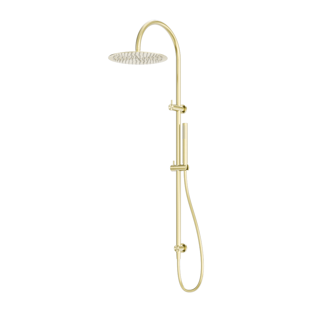 Nero Zen SS316L Twin Shower Brushed Gold