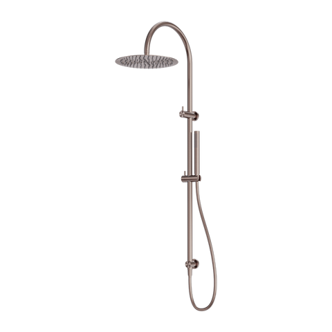Nero Zen SS316L Twin Shower Brushed Bronze