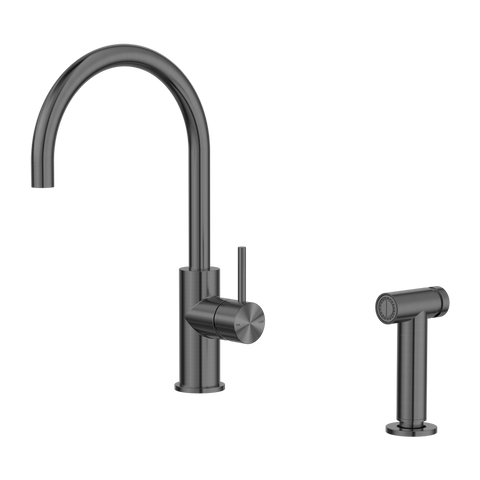 Nero Zen SS316L Kitchen Mixer With Handspray Graphite