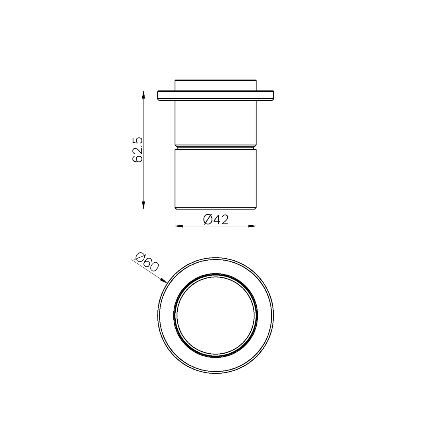 Nero Pure SS316L Progressive Shower Mixer Trim Kit Only Brushed Nickel