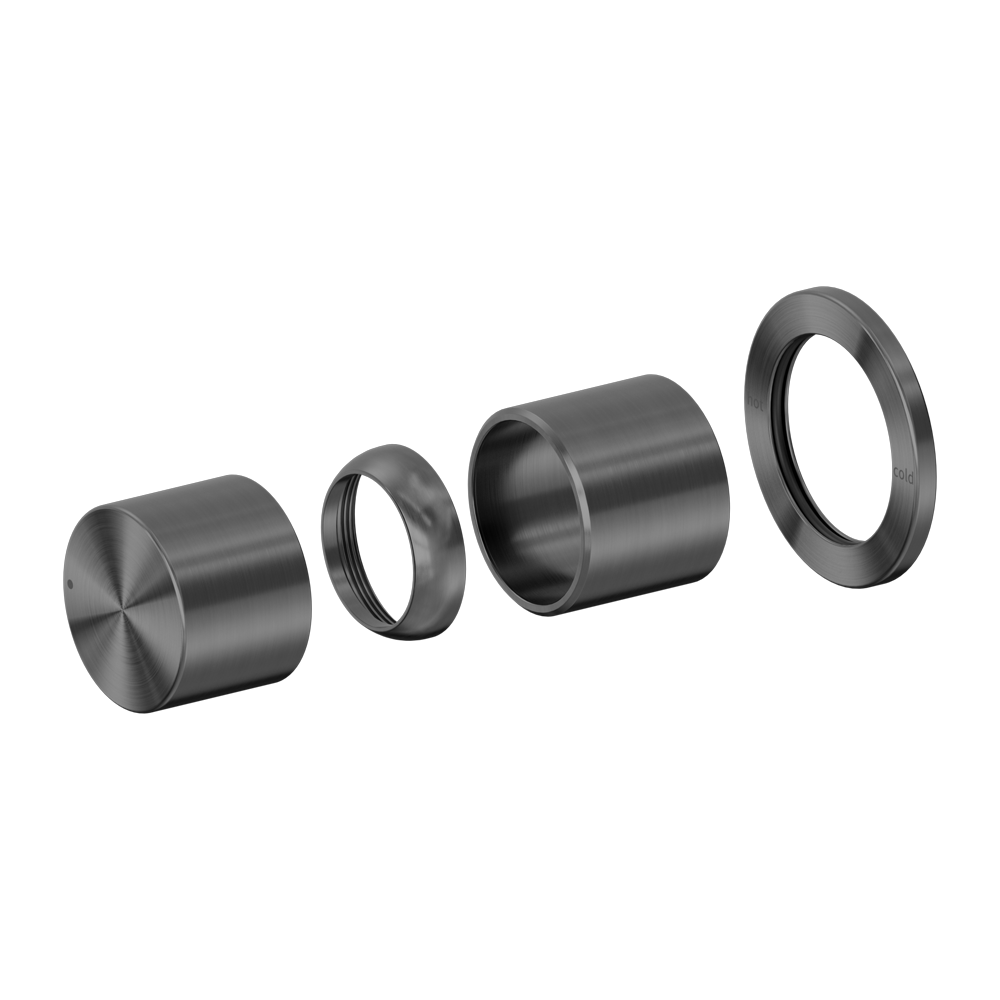 Nero Pure SS316L Progressive Shower Mixer Trim Kit Only Graphite