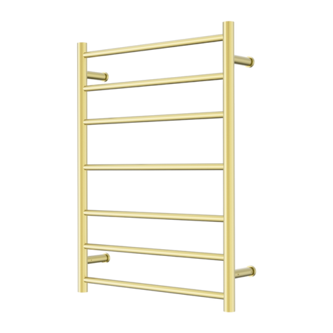 Nero Mecca 240V 7 Bar Heated Towel Ladder Brushed Gold (NR190003hBG)