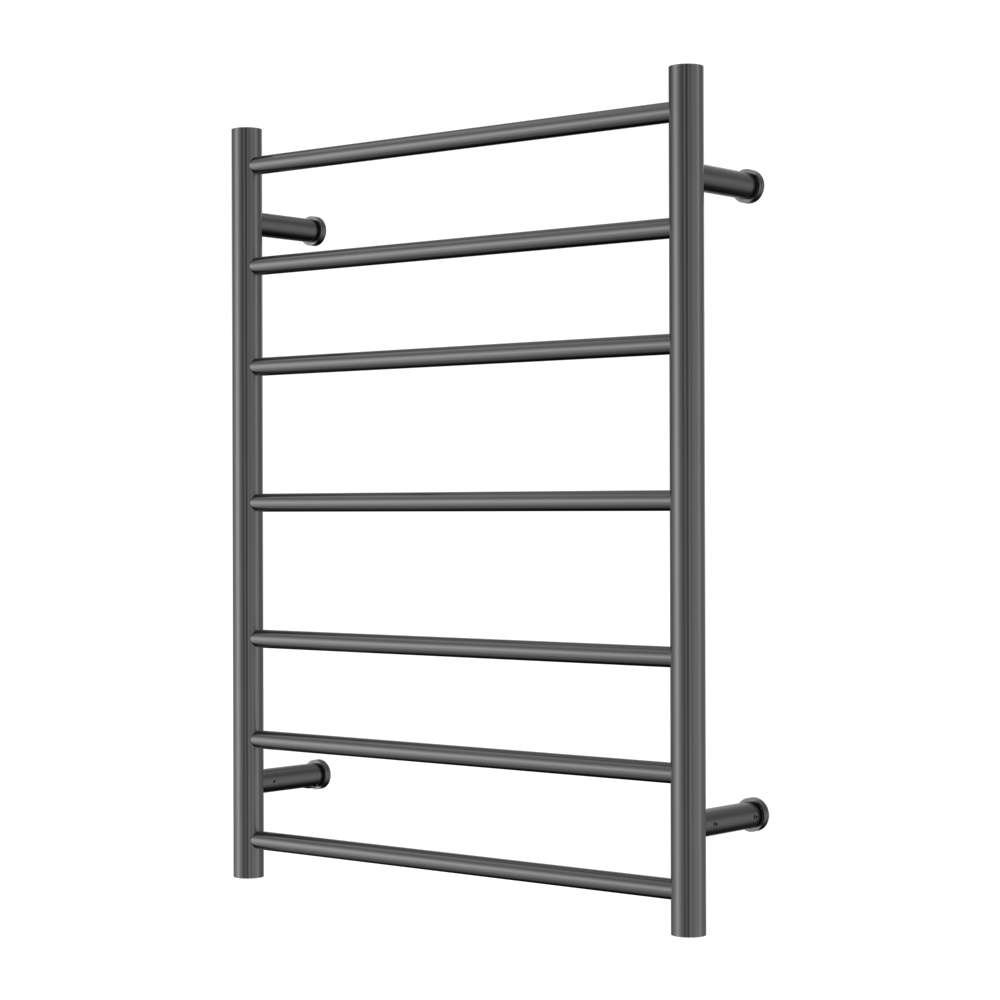 Nero Mecca 240V 7 Bar Heated Towel Rail Graphite