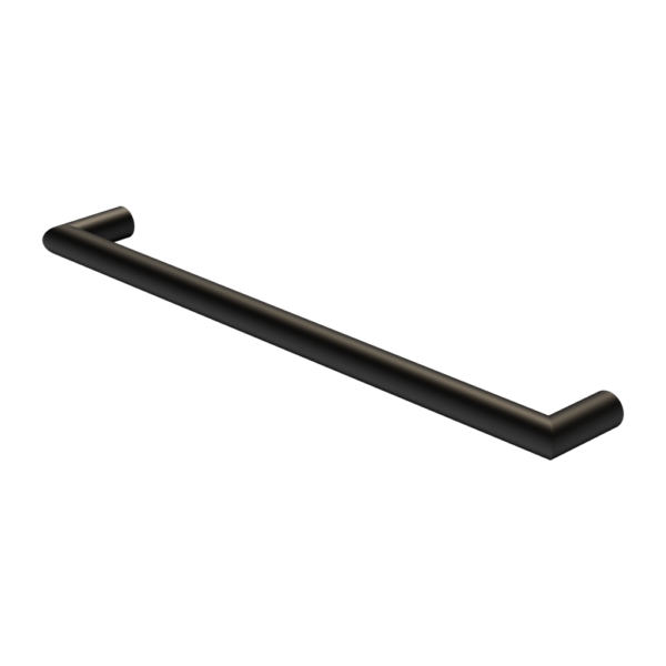 Nero Mecca 240V Single Heated Towel Rail Matte Black (NR1925hMB)