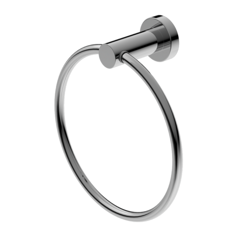Nero Mecca Hand Towel Ring Chrome