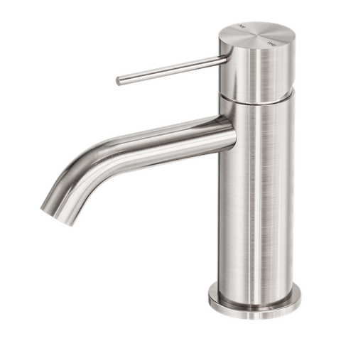 Nero Mecca Basin Mixer Brushed Nickel