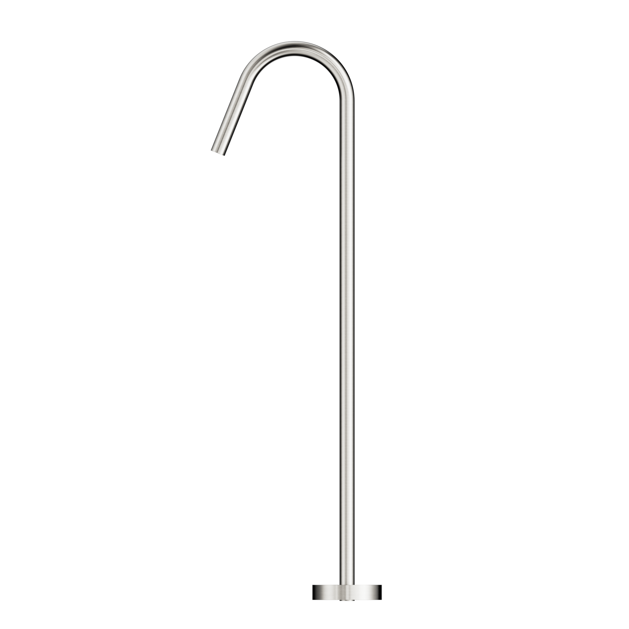 Nero Mecca Freestanding Bath Spout Only Brushed Nickel