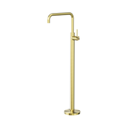 Nero Mecca Freestanding Bath Mixer Square Shape Brushed Bronze