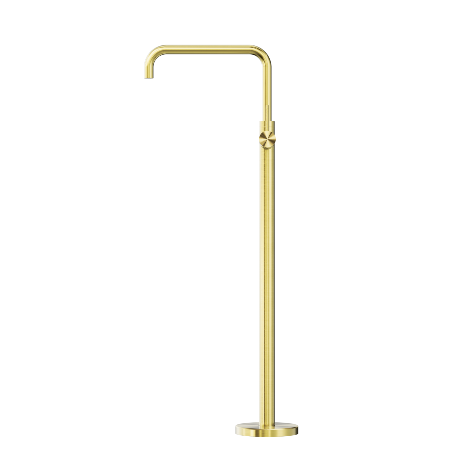 Nero Mecca Freestanding Bath Mixer Square Shape Brushed Bronze