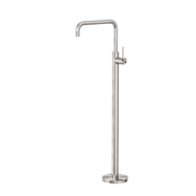 Nero Mecca Freestanding Bath Mixer Square Shape Brushed Nickel