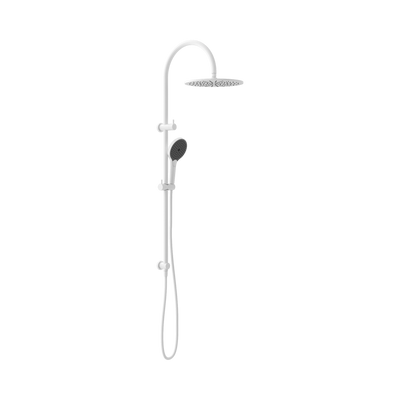 Nero Mecca Twin Shower With Air Shower II Matte White