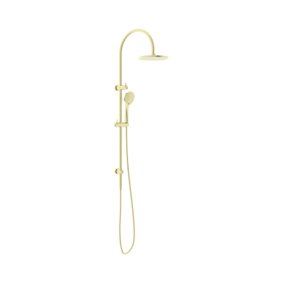 Mecca Twin Shower with Air Shower Brushed Gold