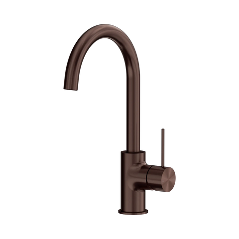 Nero Mecca Kitchen Mixer Rome Bronze