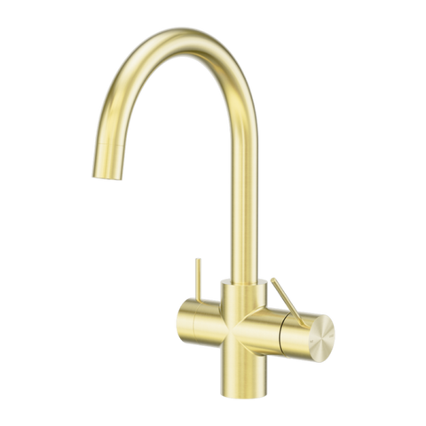 Nero Mecca 3 Way Filtered Mixer Tap Brushed Gold (NR221907eBG)