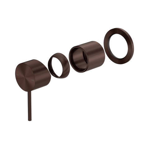 Nero Mecca Shower Mixer 60mm Plate Trim Kit Only Rome Bronze