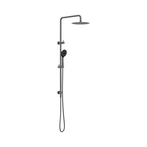 Nero Round Project Twin Shower Gun Metal