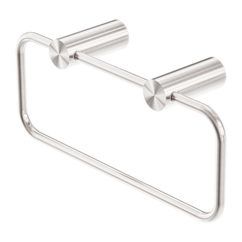 Nero Mecca Towel Ring Brushed Nickel