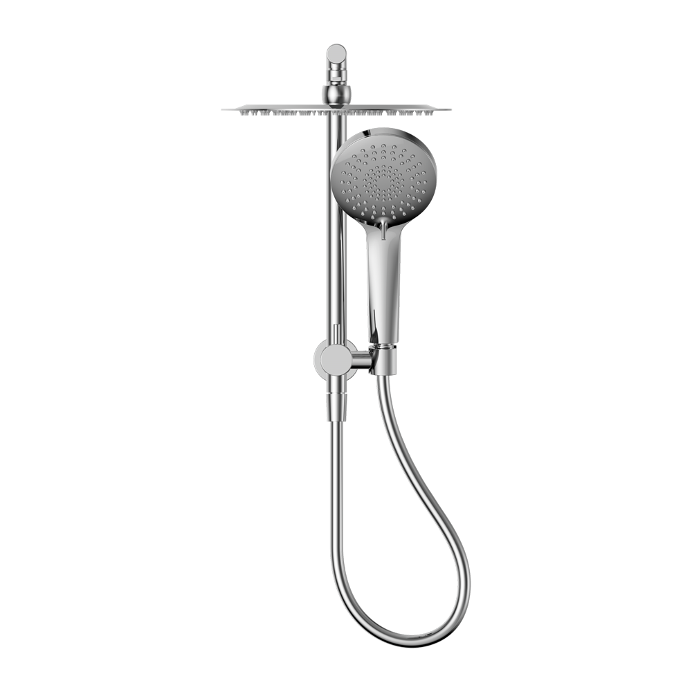 Nero Mecca 2 in 1 Twin Shower Chrome