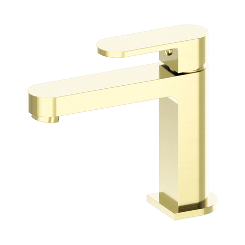 Nero Ecco Basin Mixer - Brushed Gold