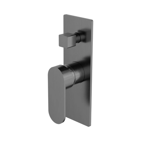 Nero Ecco Shower Mixer With Diverter - Gun Metal