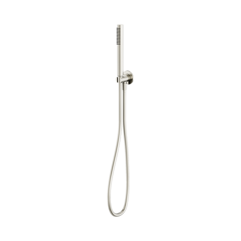 Nero Mecca Slim Shower On Bracket Brushed Nickel