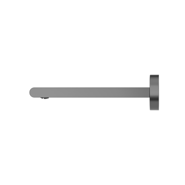 Nero Bianca Fixed Bath Spout Only 240mm - Gunmetal