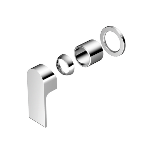 Nero Bianca Shower Mixer 60mm Plate Trim Kits Only - Chrome