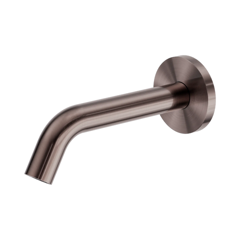 Nero Mecca Wall-Mounted Sensor Tap with 80mm Wall Plate Brushed Bronze