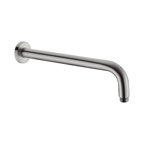 Nero Round Shower Arm 330mm Length Gun Metal