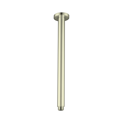 Nero Round Ceiling Arm 300mm Length Brushed Gold