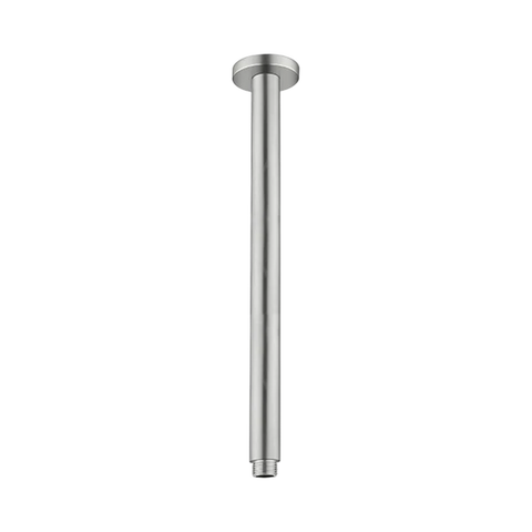 Nero Round Ceiling Arm 300mm Length Brushed Nickel