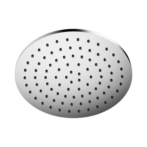 Nero 250mm Round Metal Shower Head II Chrome