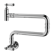 Nero York Wall Mounted Pot Filler - Chrome