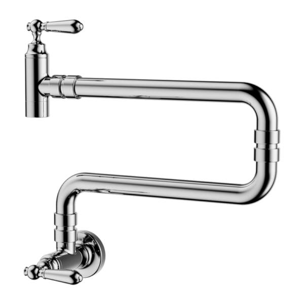 Nero York Wall Mounted Pot Filler - Chrome