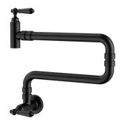 Nero York Wall Mounted Pot Filler - Matte Black
