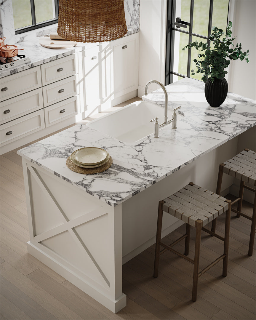 Nero York Bridge Kitchen Set - Brushed Nickel