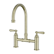 Nero York Bridge Kitchen Set - Aged Brass